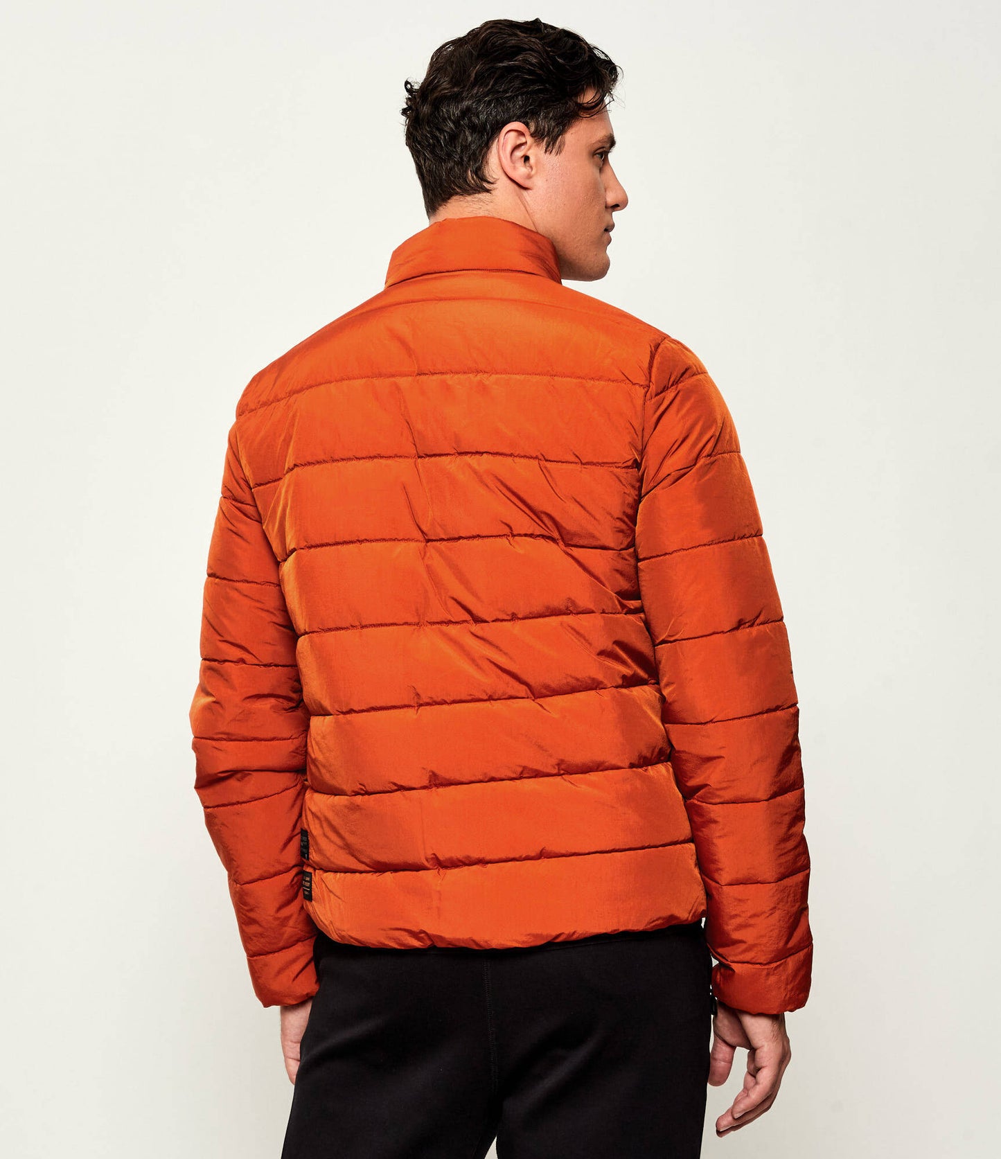 GIUBBINO IN NYLON CDRINKLE CANGIANTE AERONAUTICA MILITARE ARANCIO