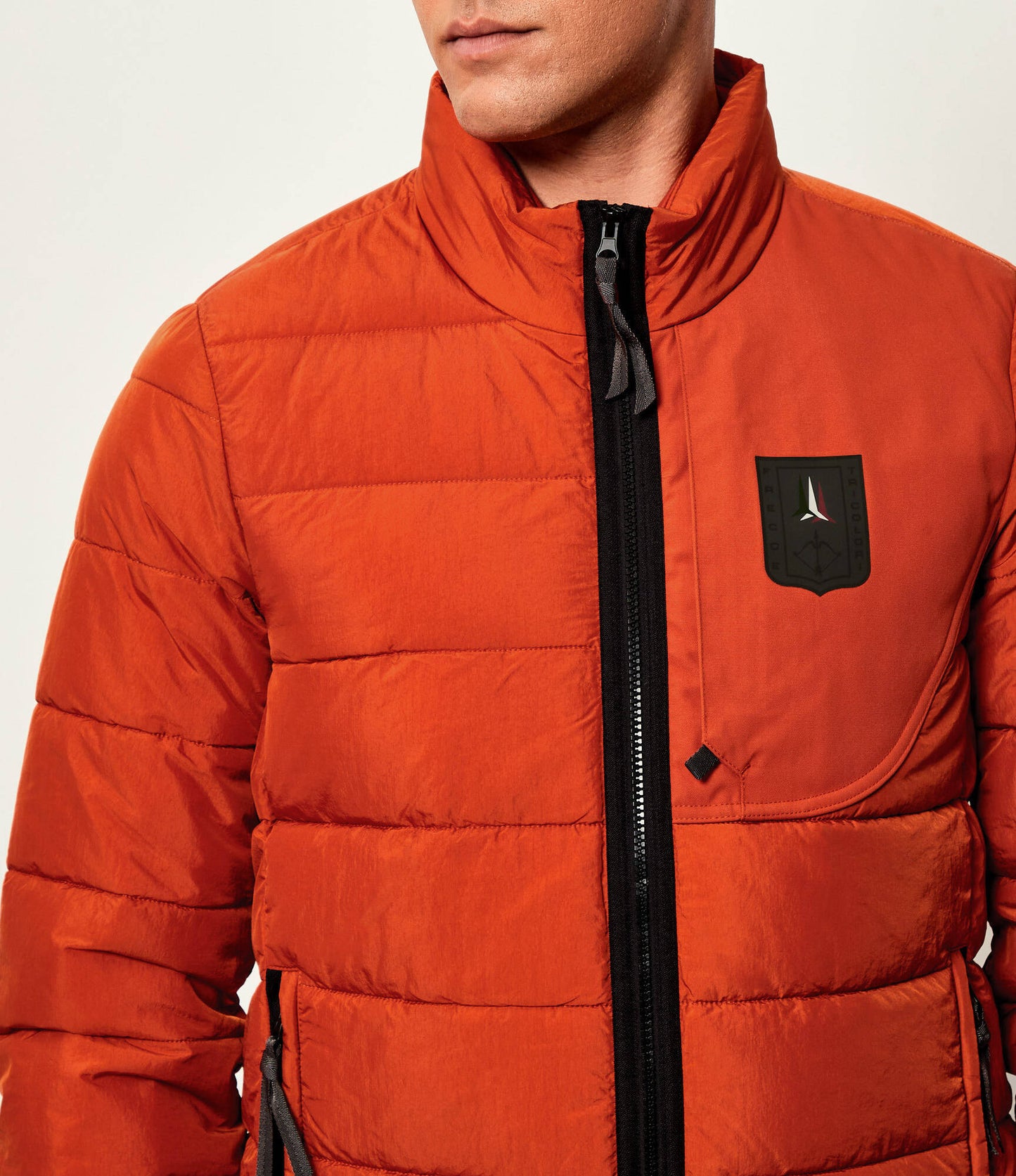 GIUBBINO IN NYLON CDRINKLE CANGIANTE AERONAUTICA MILITARE ARANCIO