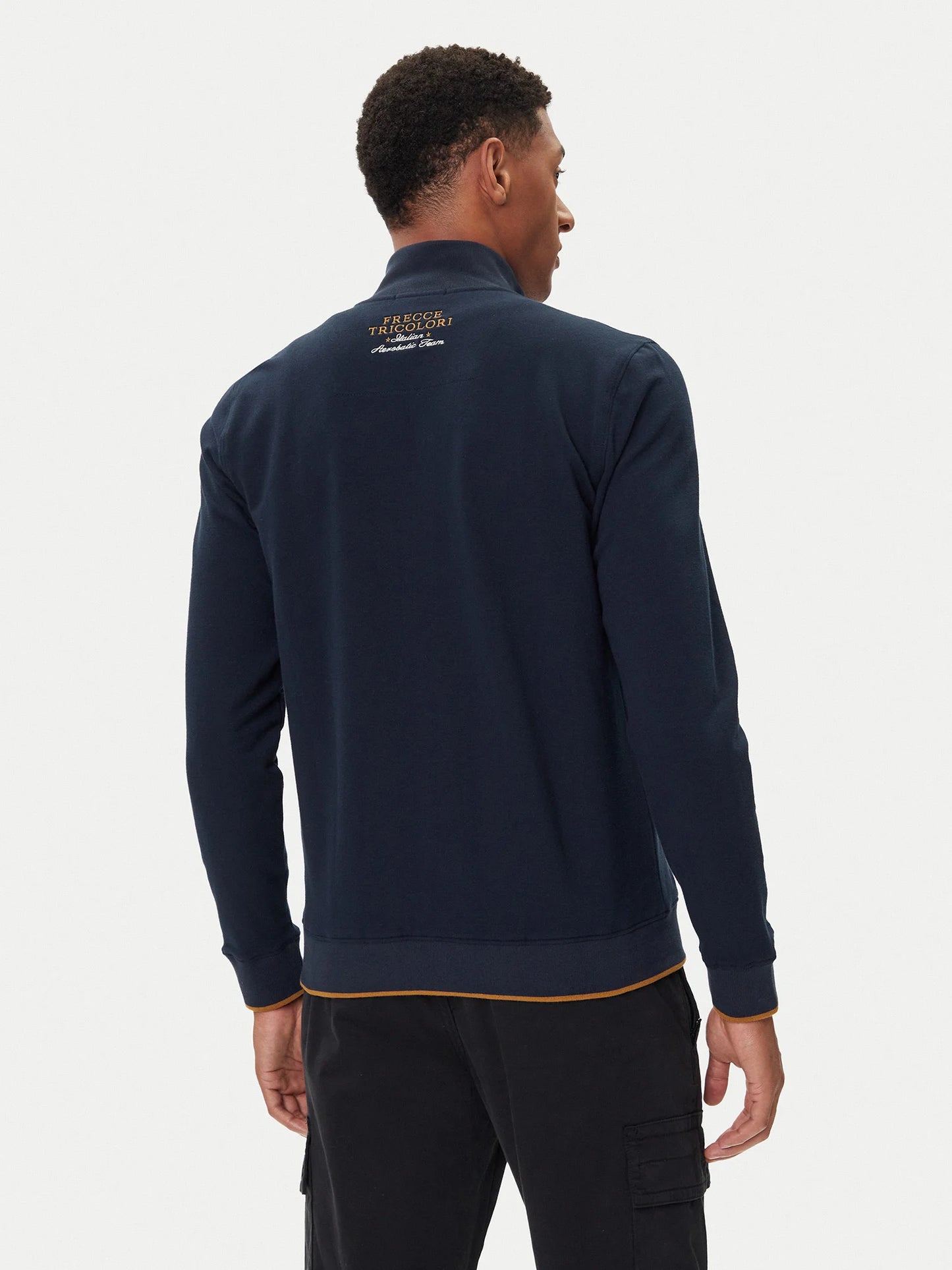 Felpa AERONAUTICA MILITARE full-zip ricamata Frecce Tricolori