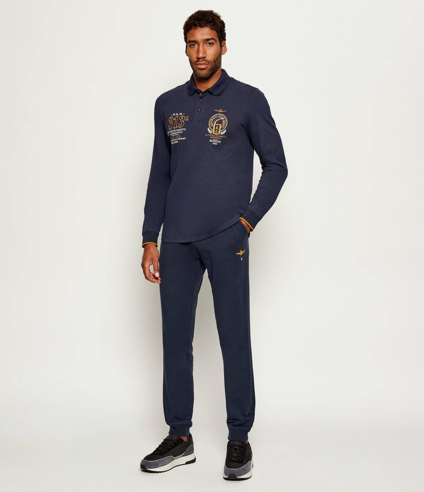 POLO P.A.N. 313 AERONAUTICA MILITARE BLU