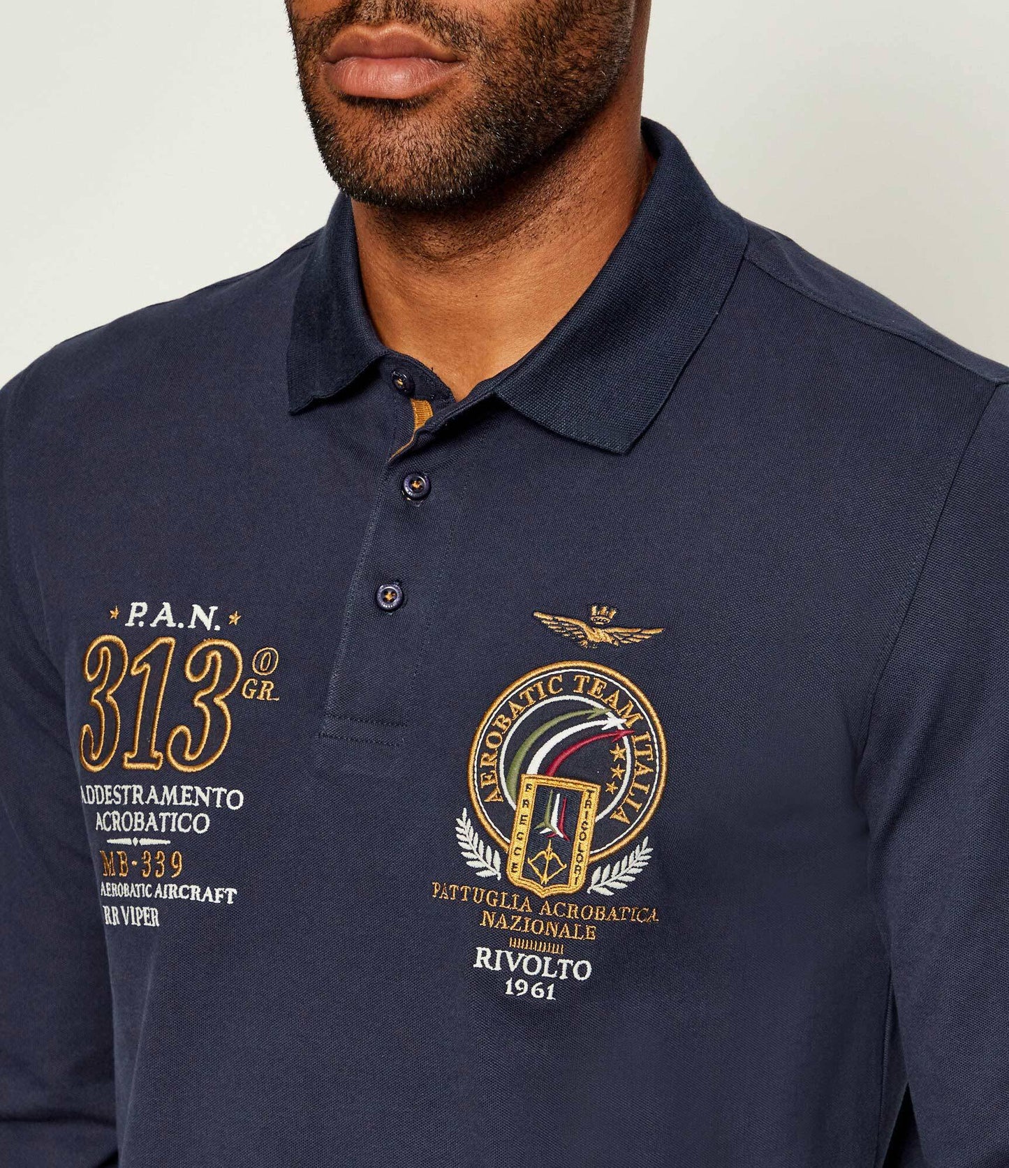 POLO P.A.N. 313 AERONAUTICA MILITARE BLU