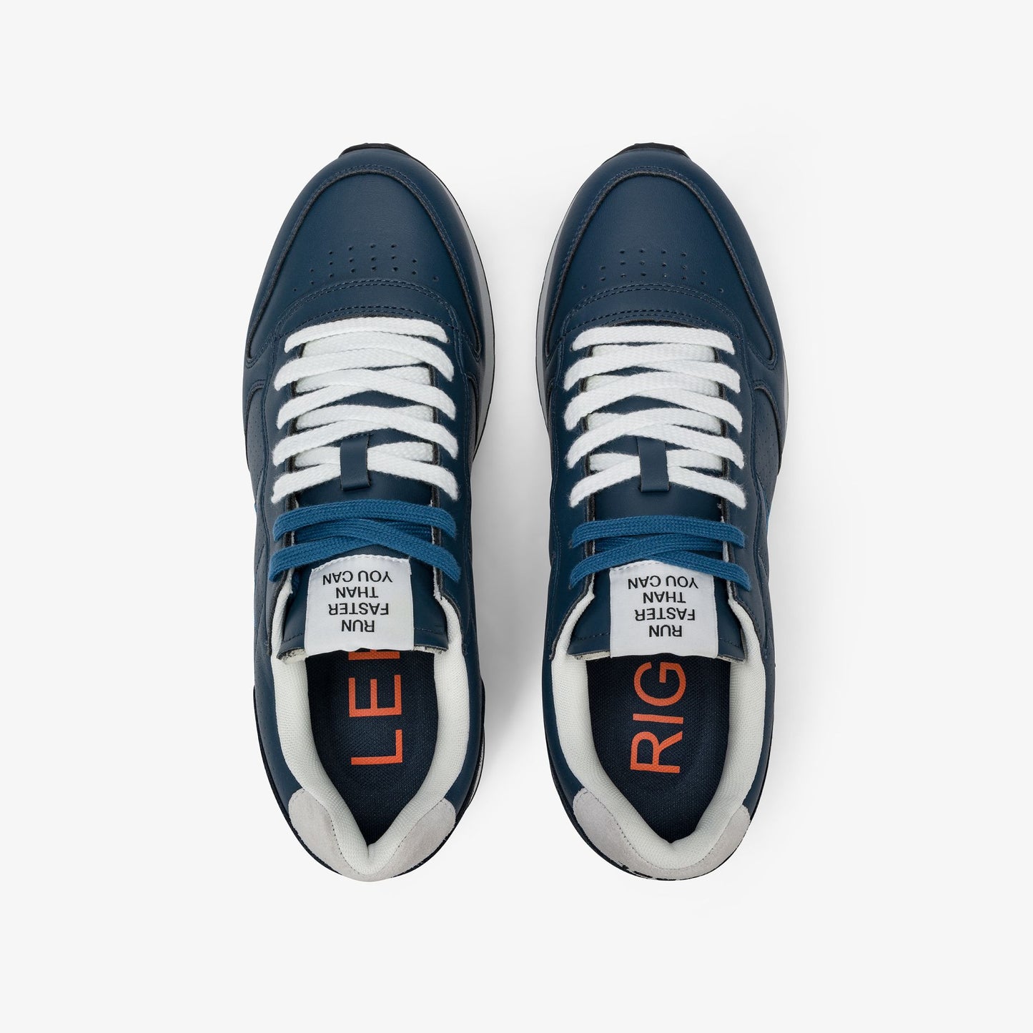 SUN 68 SCARPE Sneaker Tom Classic in pelle blu navy