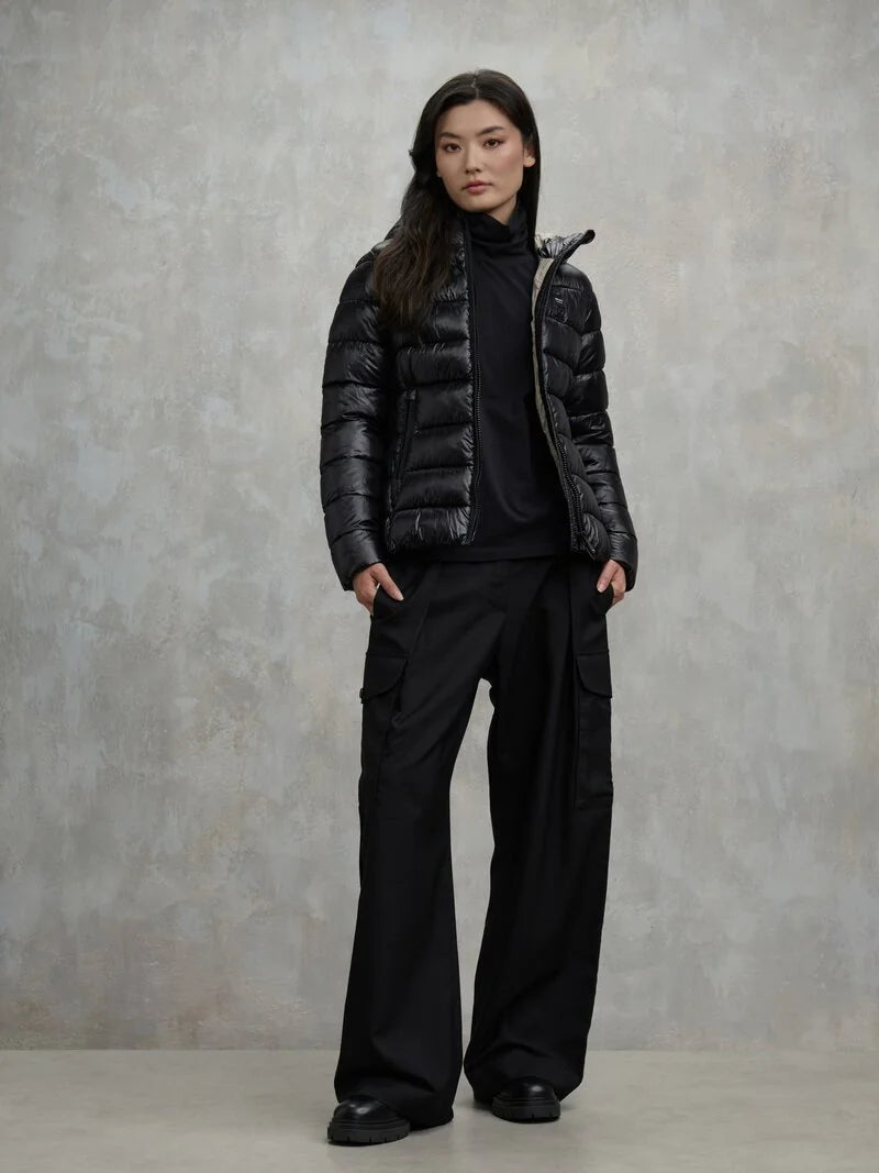 BLAUER GIUBBETTO A RIGHE CAROLL 25WBLDC02072-006648 NERO 999