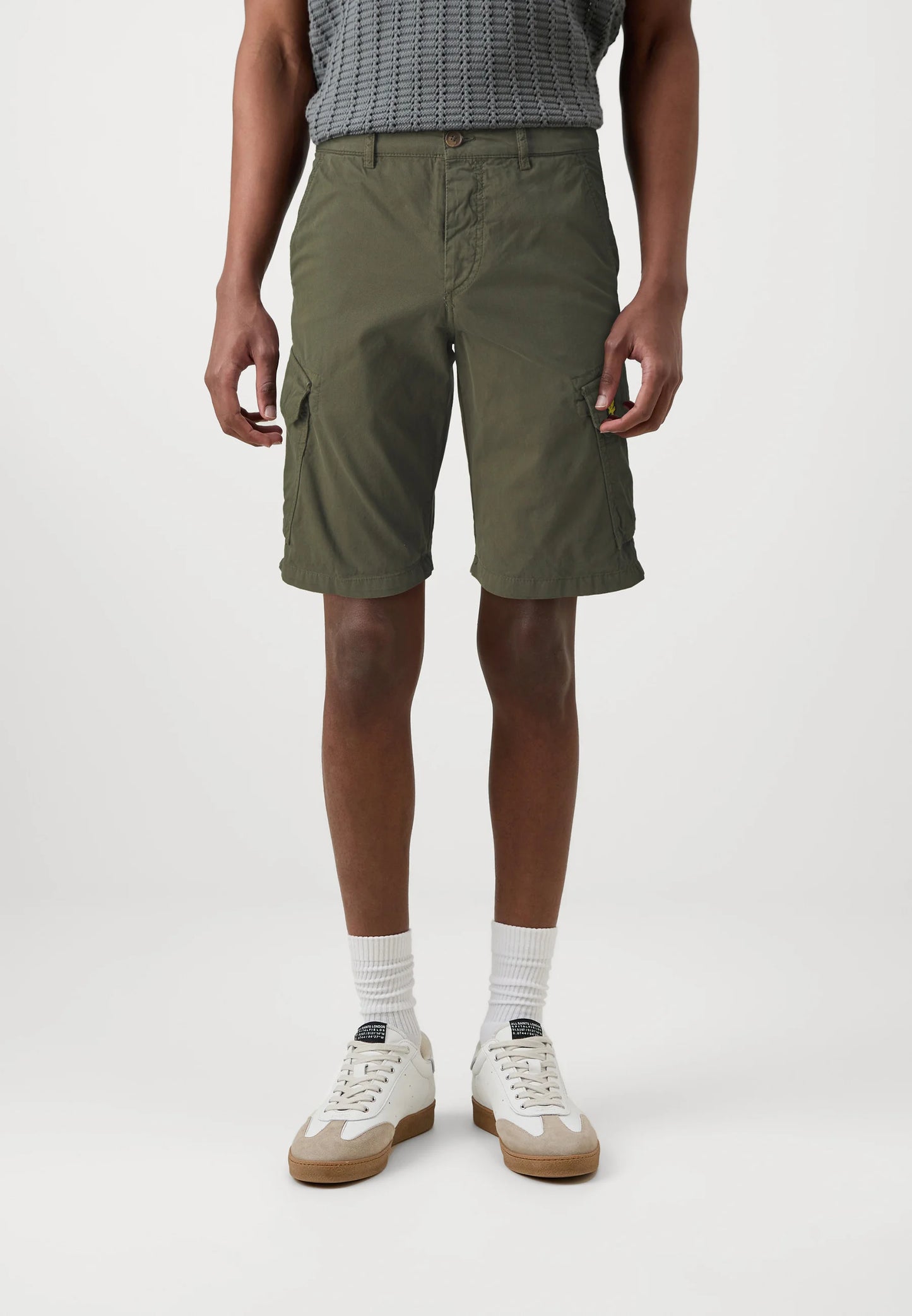 BERMUDA CARGO WEMBLEY CON TASCONI VERDE MILITARE