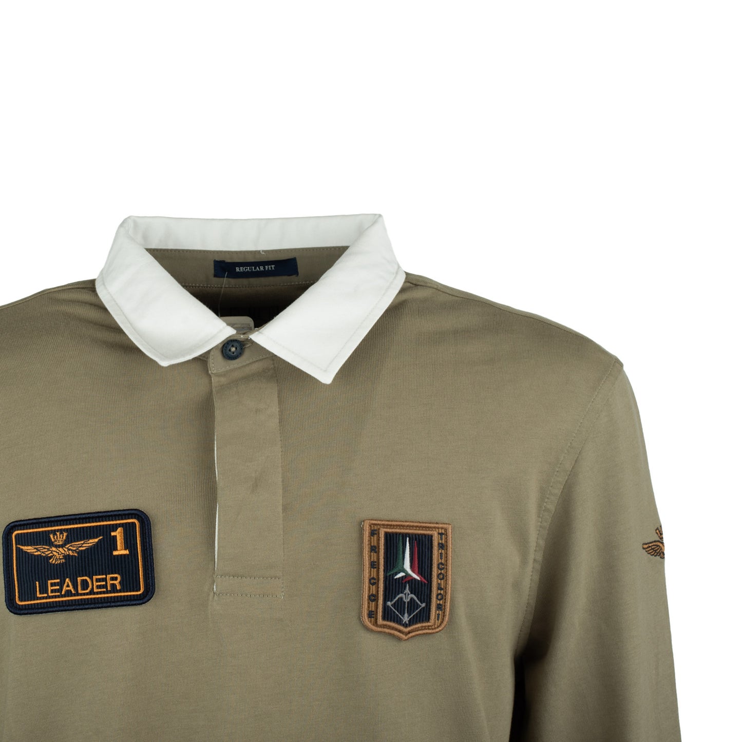 POLO AERONAUTICA MILITARE FRECCE TRICOLIRI BEIGE