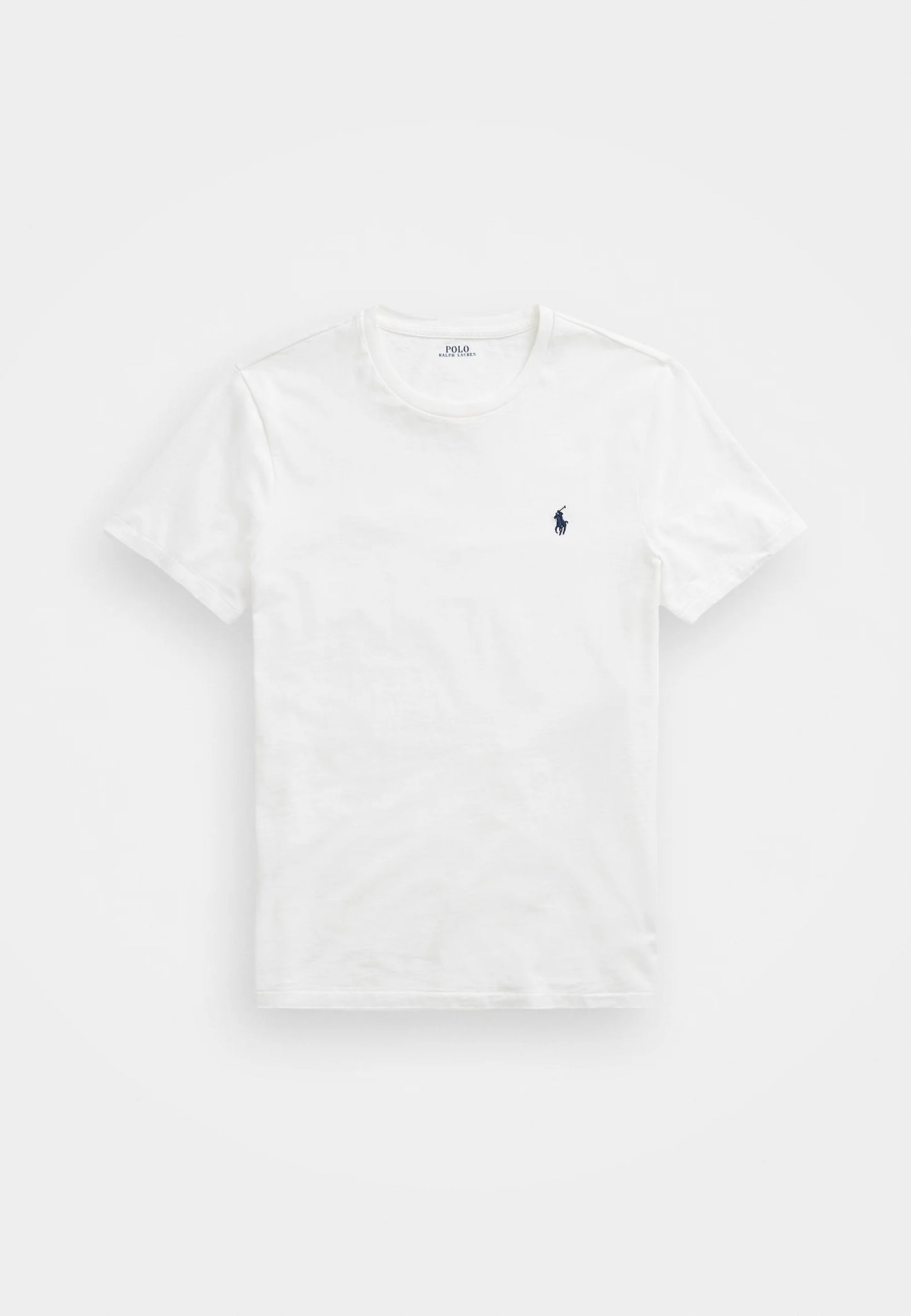 T-SHIRT RALPH LAUREN MAGLIETTA IN JERSEY CUSTOM SLIM FIT BIANCO