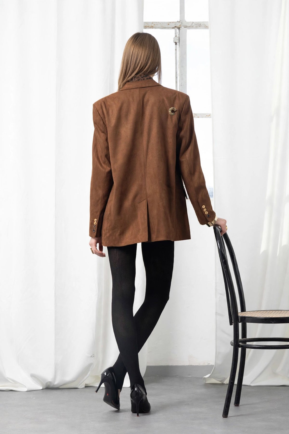 AN AIM SUEDE JACKET Q0092