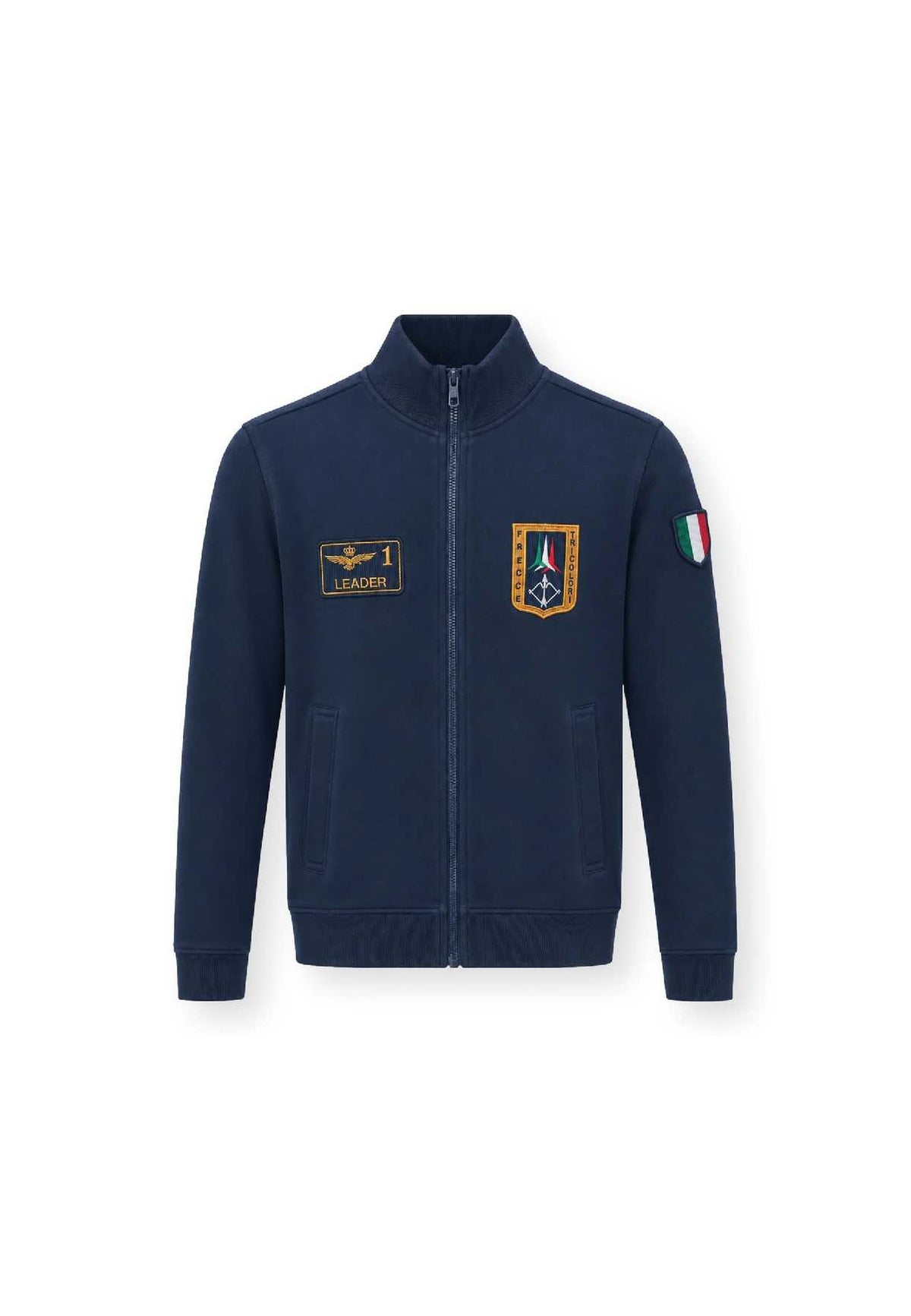 AERONAUTICA MILITARE Felpa full-zip garzata Frecce Tricolori 262FE2130UF00689