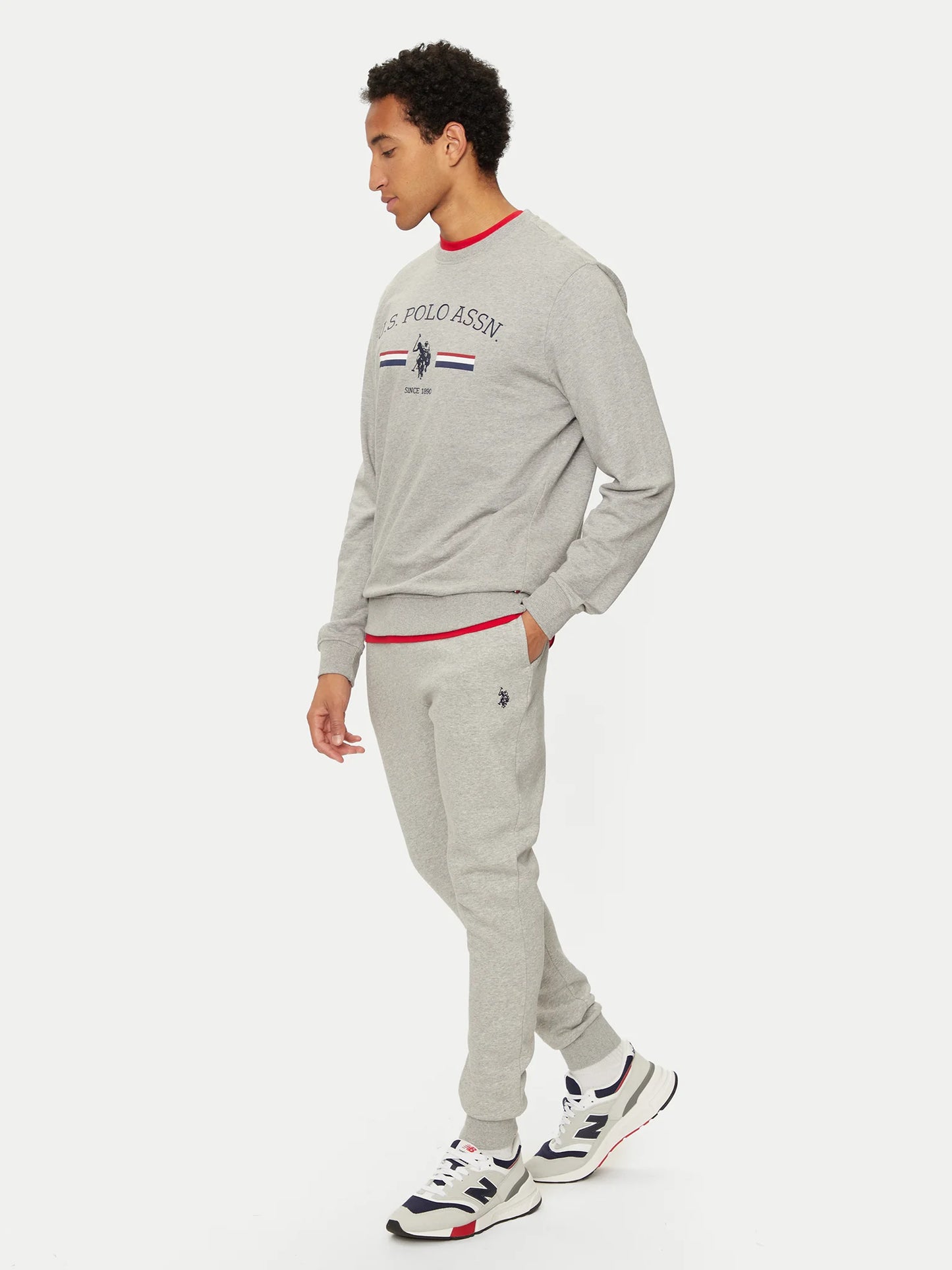 PANTALONE US POLO ASSN SPORTIVO IN COTONE
