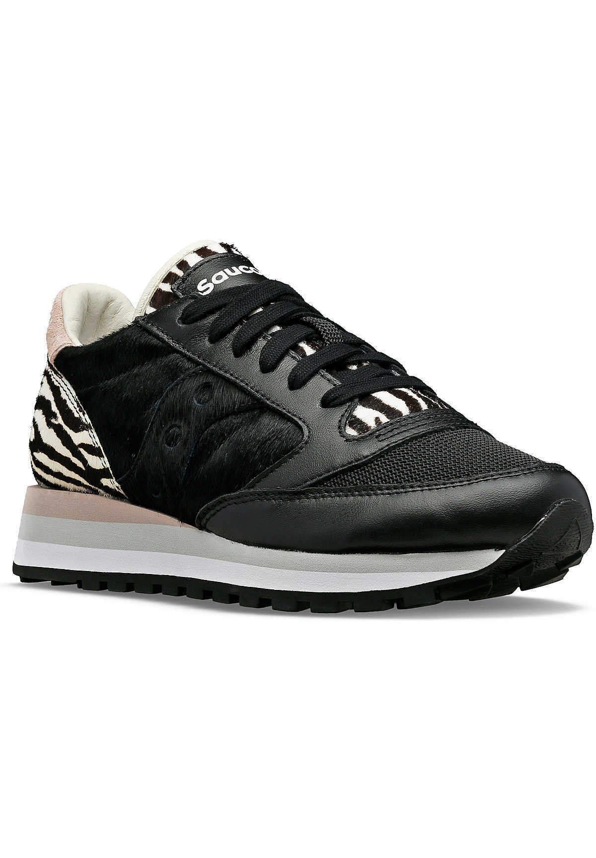 SCARPE SAUCONY JAZZ TRIPLE DONNA S60727-1 BLACK ZEBRA