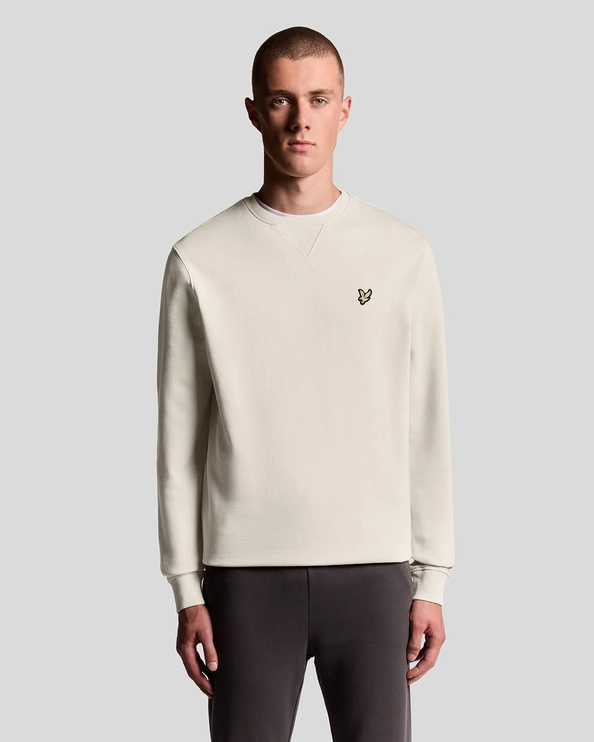 LYLE & SCOTT FELPA GIROCOLLO IN COTONE ML424VOG
