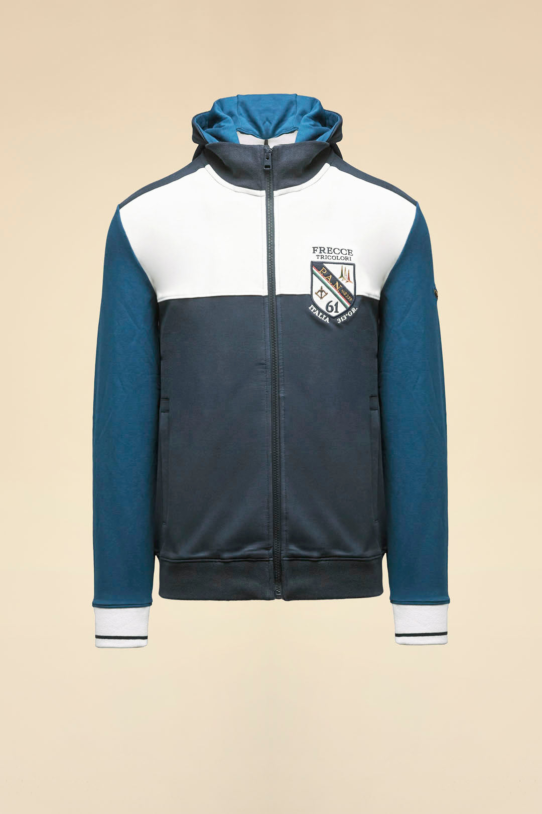 TUTA UOMO AERONAUTICA MILITARE 261TF0115UF00674 BIANCO AVIO BLU