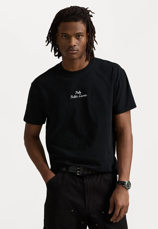 T-SHIRT RALPH LAUREN MAGLIETTA IN JERSEY CUSTOM SLIM FIT NERO 2