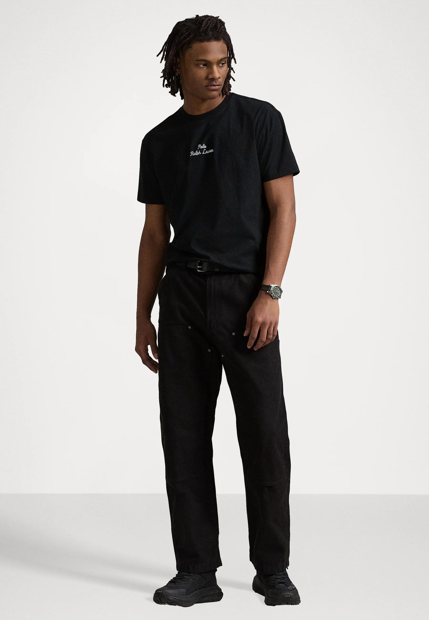 T-SHIRT RALPH LAUREN MAGLIETTA IN JERSEY CUSTOM SLIM FIT NERO 2