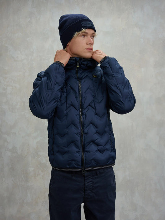 BLAUER PIUMINO AD ANGOLI PIERY 25WBLUC03233-007308 BLU 888
