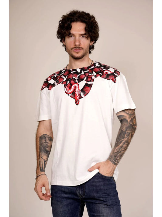 T-Shirt Con Stampa Serpenti County Of Milan