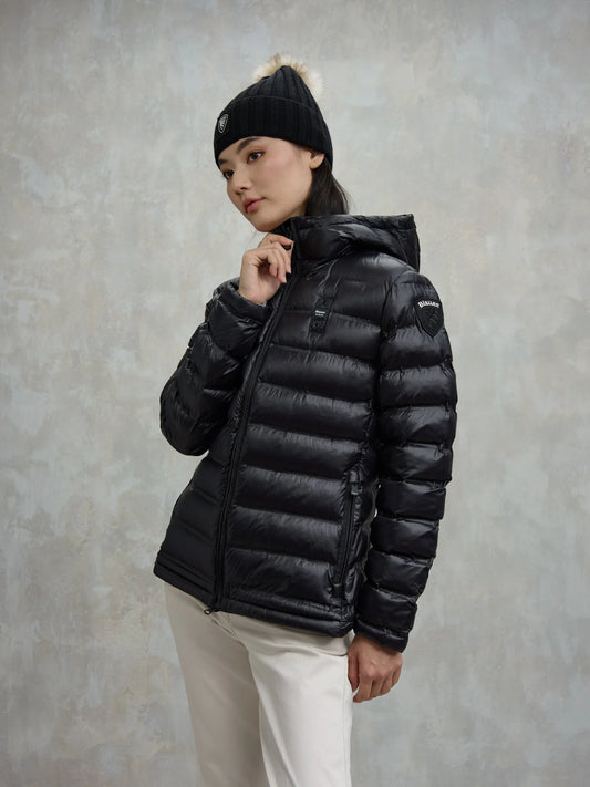 BLAUER GIUBBETTO DONNA INTERNO IN CONTRASTO ELLIS 25WBLDC02177-007284 NERO 999
