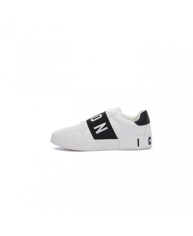 ICON SCARPE UOMO SNEAKERS SLIP ON IC04743SU BIANCO