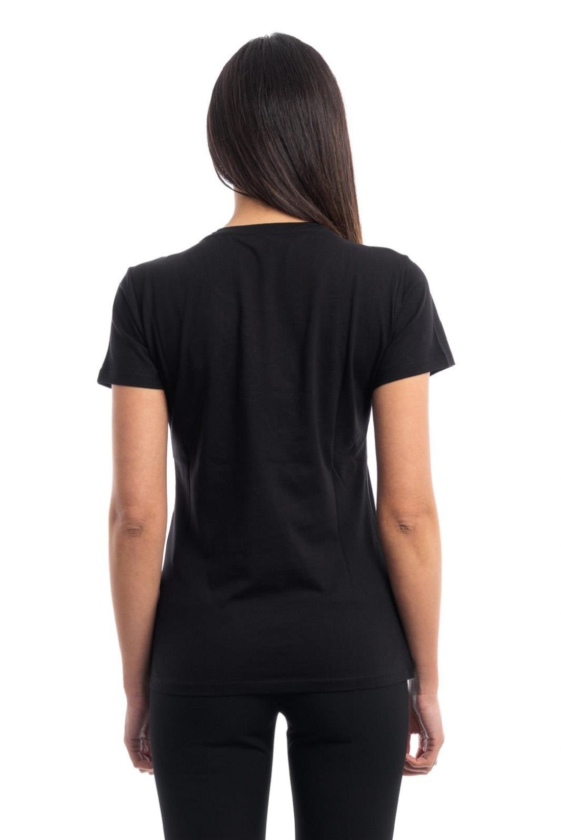 T-SHIRT DONNA LIU JO LOGO STRASS