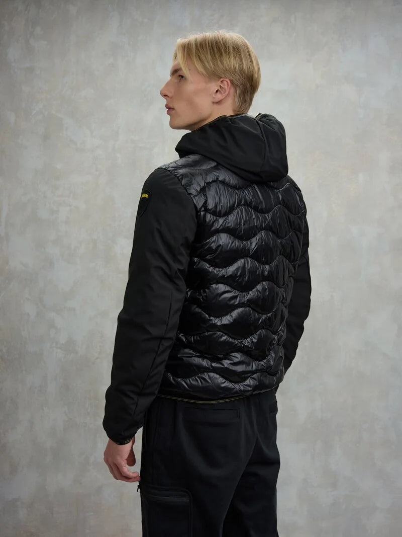 BLAUER PIUMINO UOMO IMBOTTITURA MISTA ALBERT 25WBLUC08078-006355 NERO 999