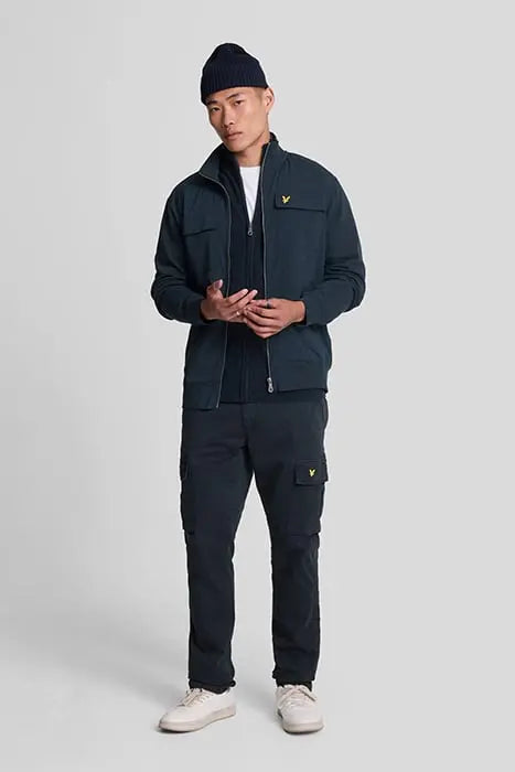 PANTALONE CARGO LYLE & SCOTT BLU CON TASCONI