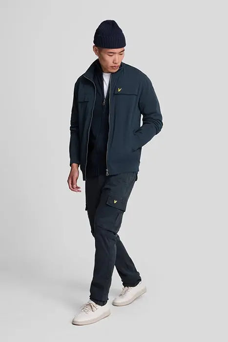 PANTALONE CARGO LYLE & SCOTT BLU CON TASCONI
