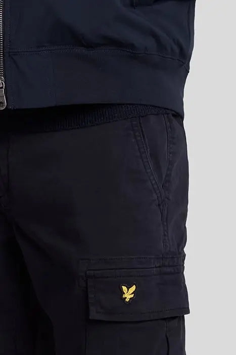 PANTALONE CARGO LYLE & SCOTT BLU CON TASCONI