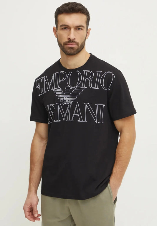 T-SHIRT EA7 UOMO MEZZA MANICA EM000574 AF12326 NERO
