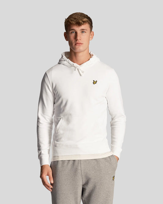 FELPA LYLE & SCOTT CON CAPPUCCIO UNICA TINTA
