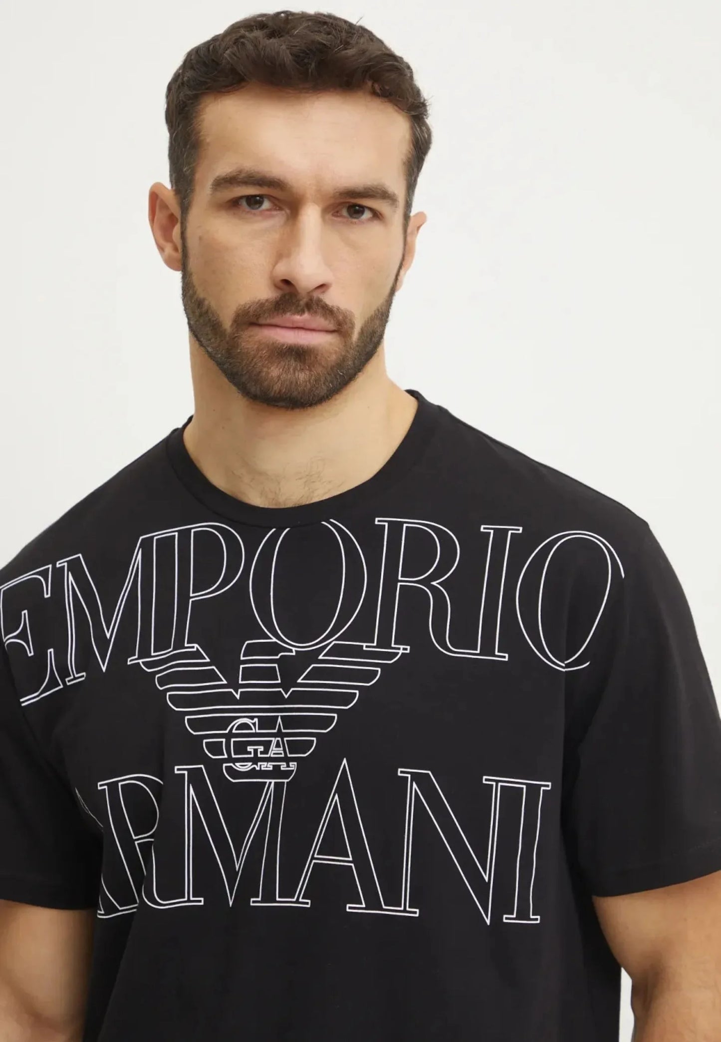 T-SHIRT EA7 UOMO MEZZA MANICA EM000574 AF12326 NERO