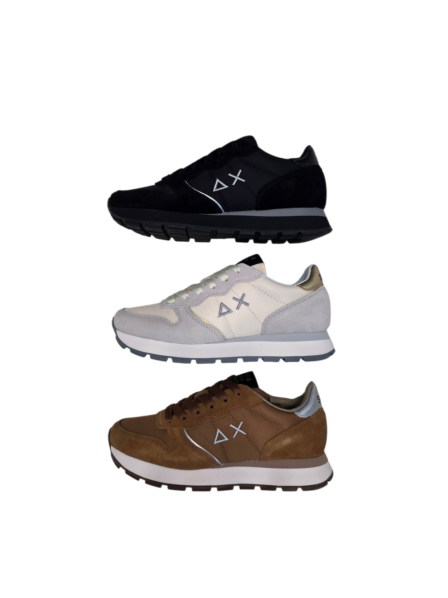 SUN 68 SCARPE Sneaker Ally Silver Gold Z46202