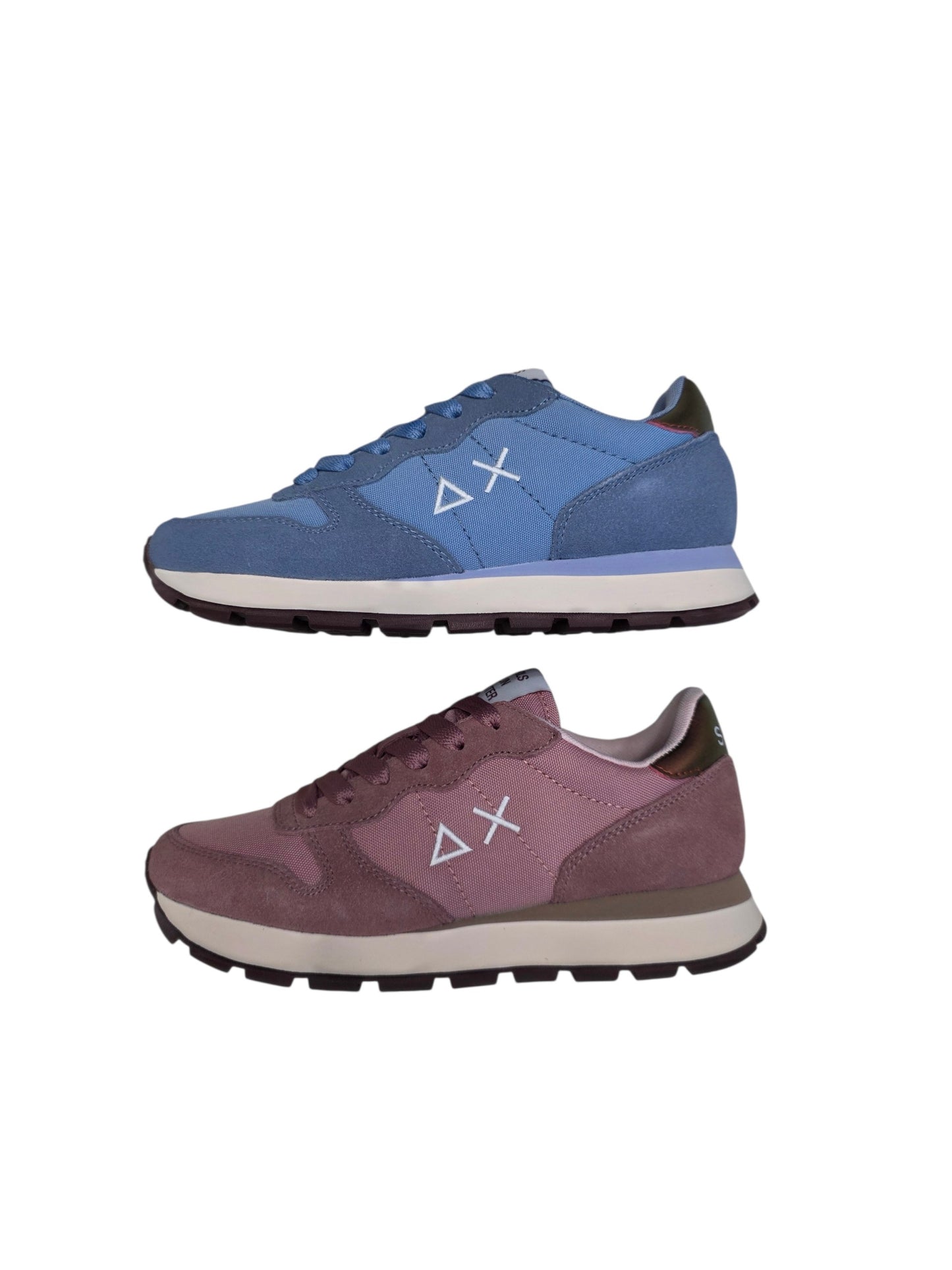 SUN 68 SCARPE Sneaker Ally Silver Solid Z46201