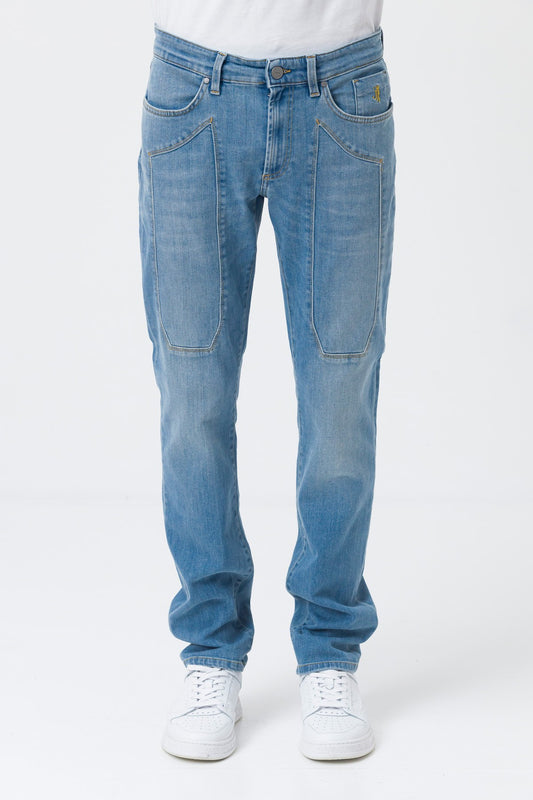 JECKERSON JEANS SLIM FIT DENIM CHIARO