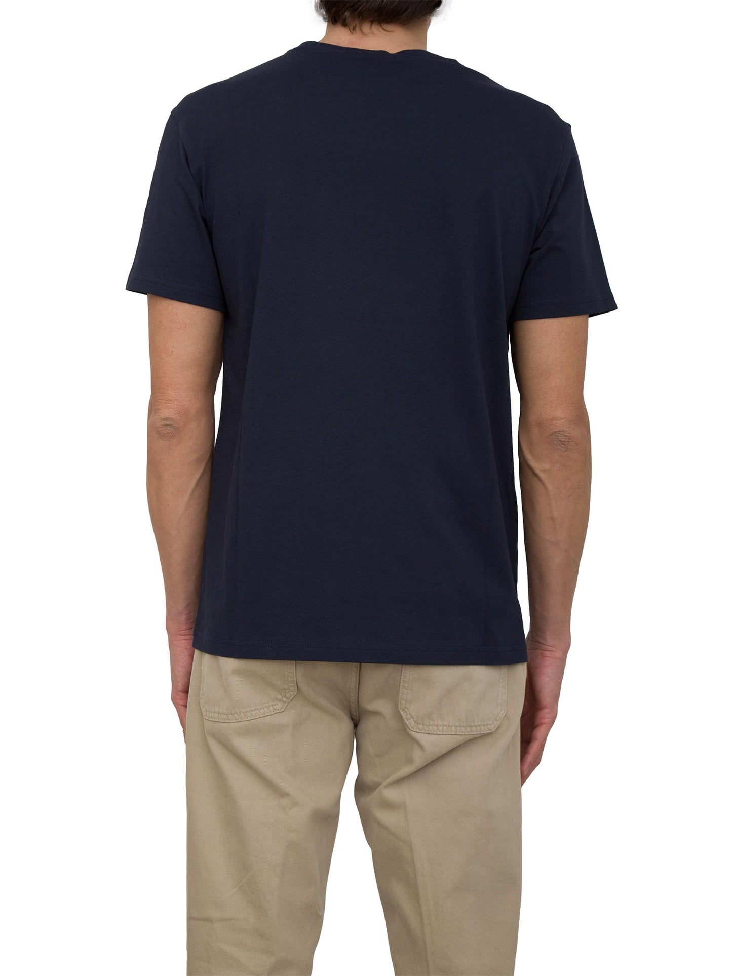 T-SHIRT EA7 UOMO MEZZA MANICA EM000574 AF12326 BLU 2