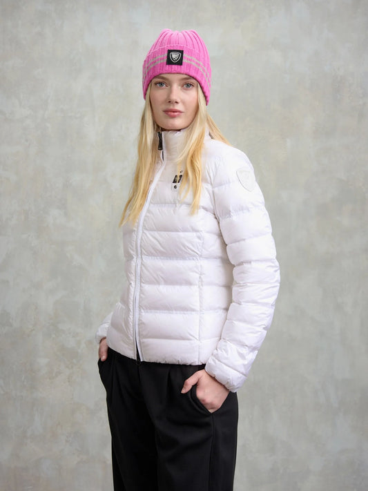 BLAUER PIUMINO CON COLLO ALLA COREANA GEORGIA 25WBLDC03092-006719 BIANCO 100