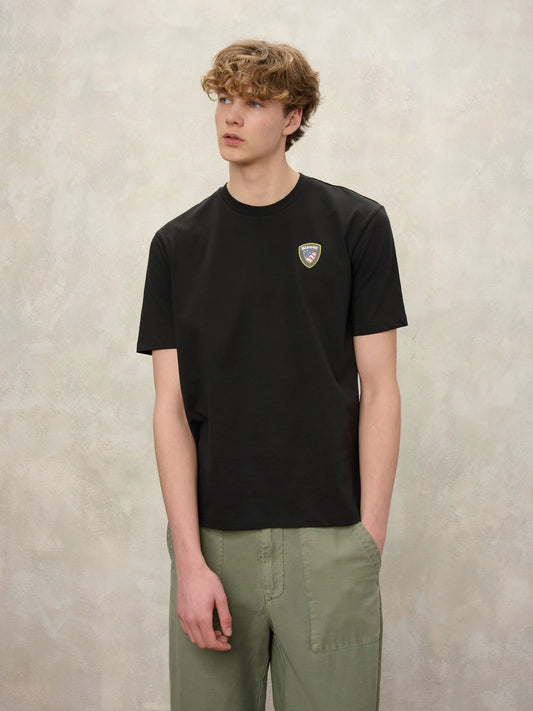 BLAUER T-SHIRT FAXON 2284-7480 MEZZA MANICA NERO
