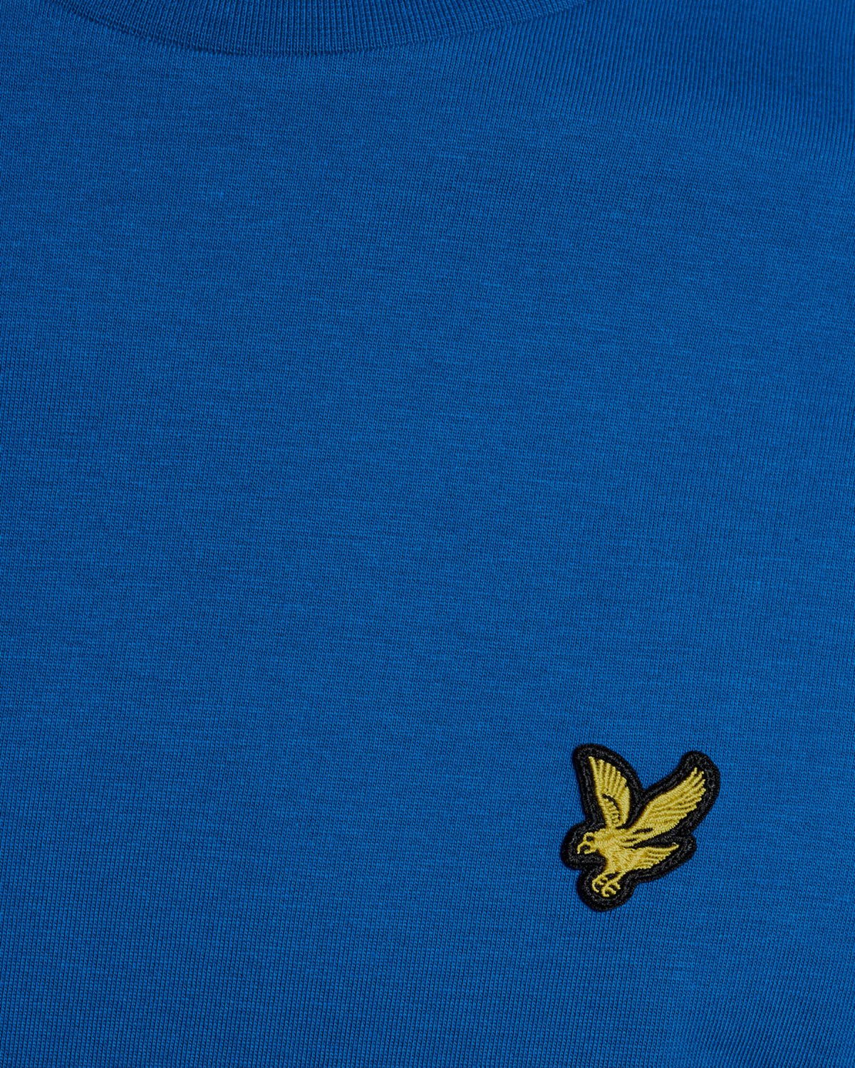 T-SHIRT LYLE & SCOTT MEZZA MANICA GIROCOLLO COTONE BASIC BLU LUCID