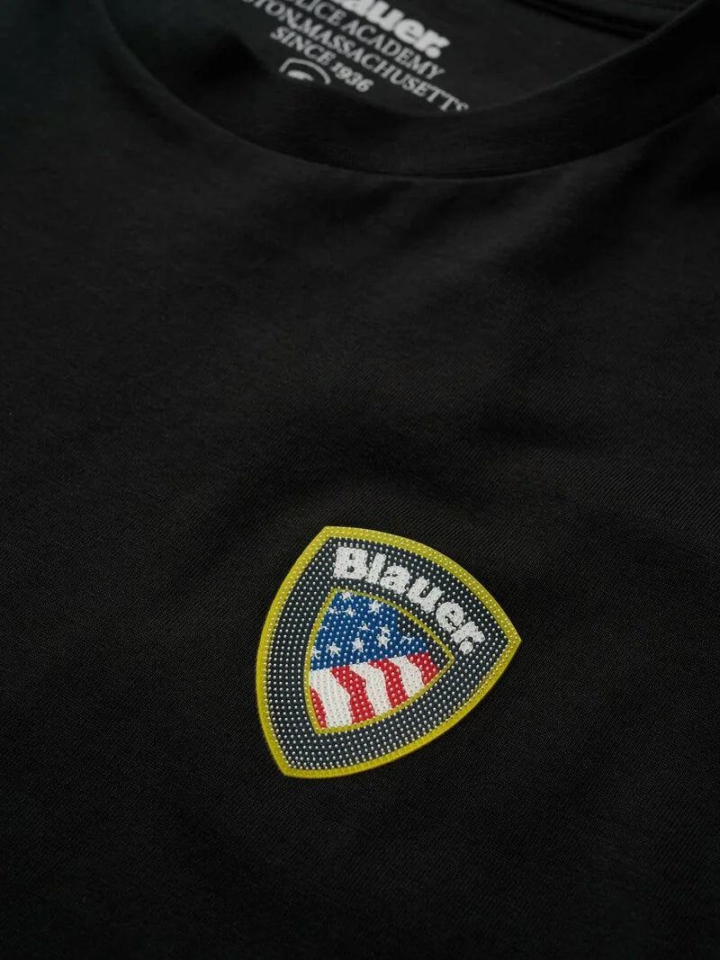 BLAUER T-SHIRT FAXON 2284-7480 MEZZA MANICA NERO