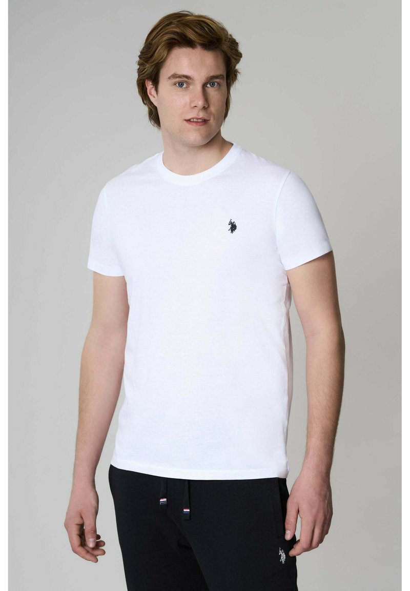 T-SHIRT US POLO ASSN GIROCOLLO JERSEY CON LOGO