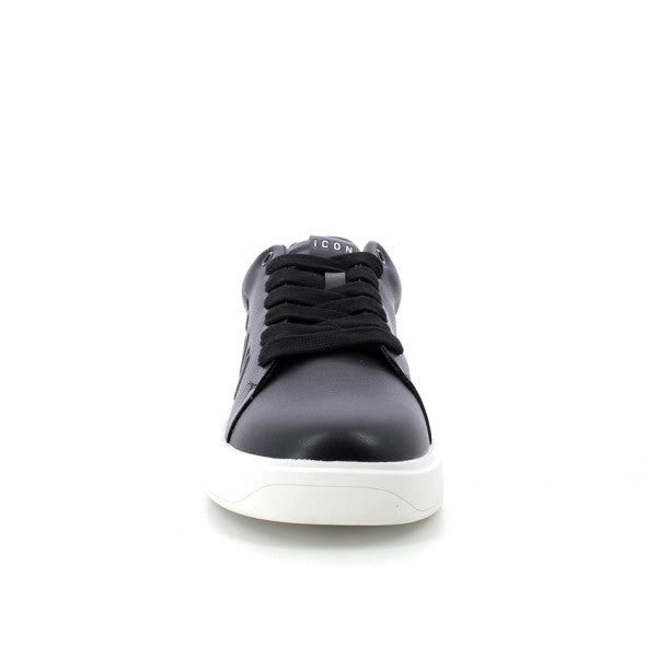 ICON SCARPE UOMO SNEAKERS CON LOGO A CONTRASTO IC05634SU NERO