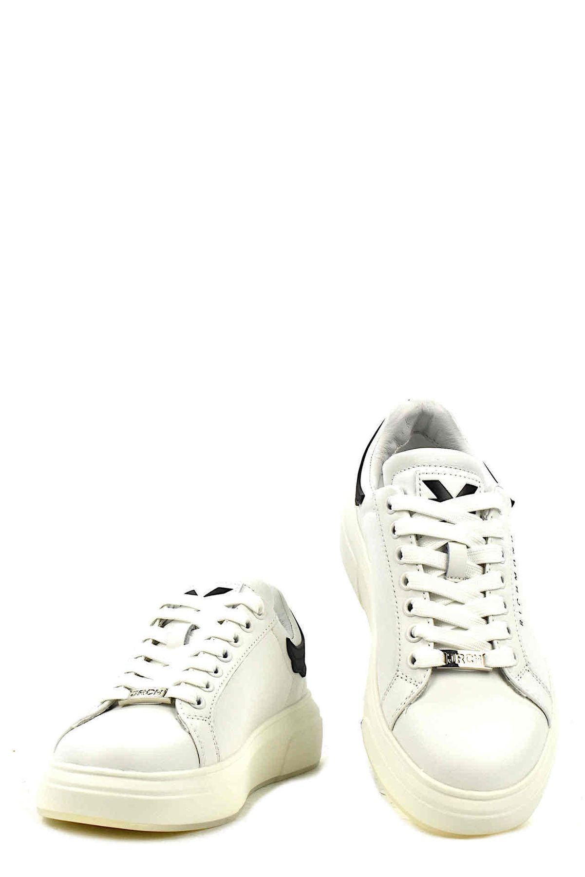 RICHMOND SCARPE SNEAKERS UOMO IN PELLE LOGO JOHN RICHMOND BIANCO
