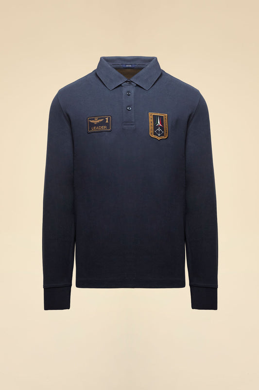 AERONAUTICA MILITARE POLO MANICA LUNGA 262PO1941UJ00703