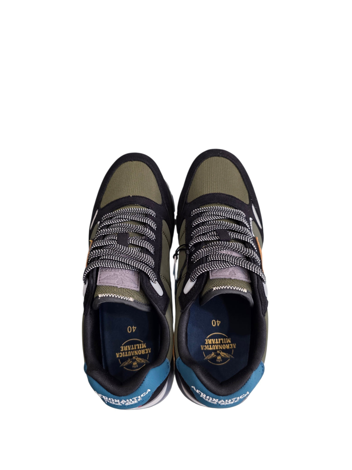 SCARPE UOMO AERONAUTICA MILITARE SNEAKERS FRECCE TRICOLORI 262SC0292UCT04394