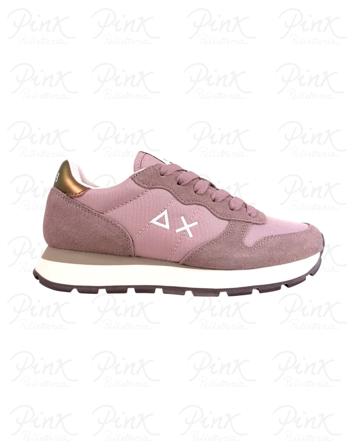 SUN 68 SCARPE Sneaker Ally Silver Solid Z46201