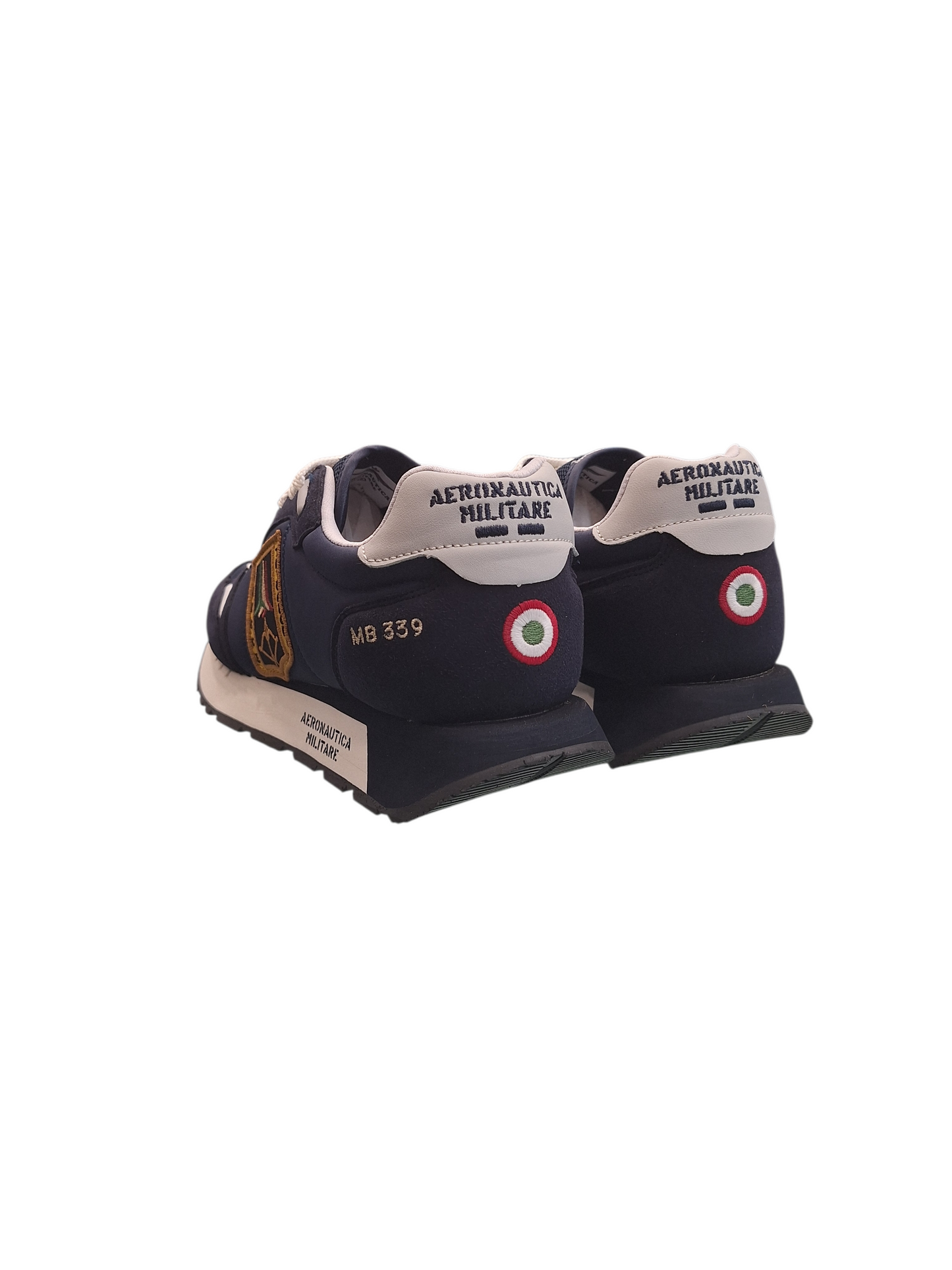 SCARPE UOMO AERONAUTICA MILITARE SNEAKERS RUNNIG FRECCE TRICOLORI BLU