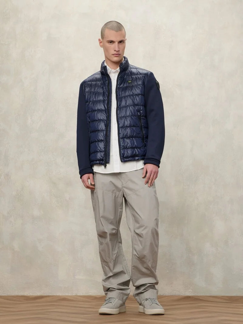 BLAUER GIACCA HEBRON CON MANICHE SCUBA 26SBLUC02207-007459 BLU