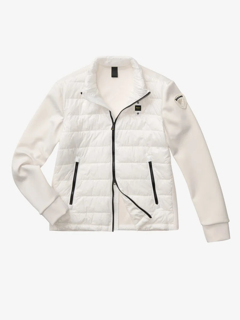 BLAUER GIACCA HEBRON CON MANICHE SCUBA 26SBLUC02207-007459 BIANCO