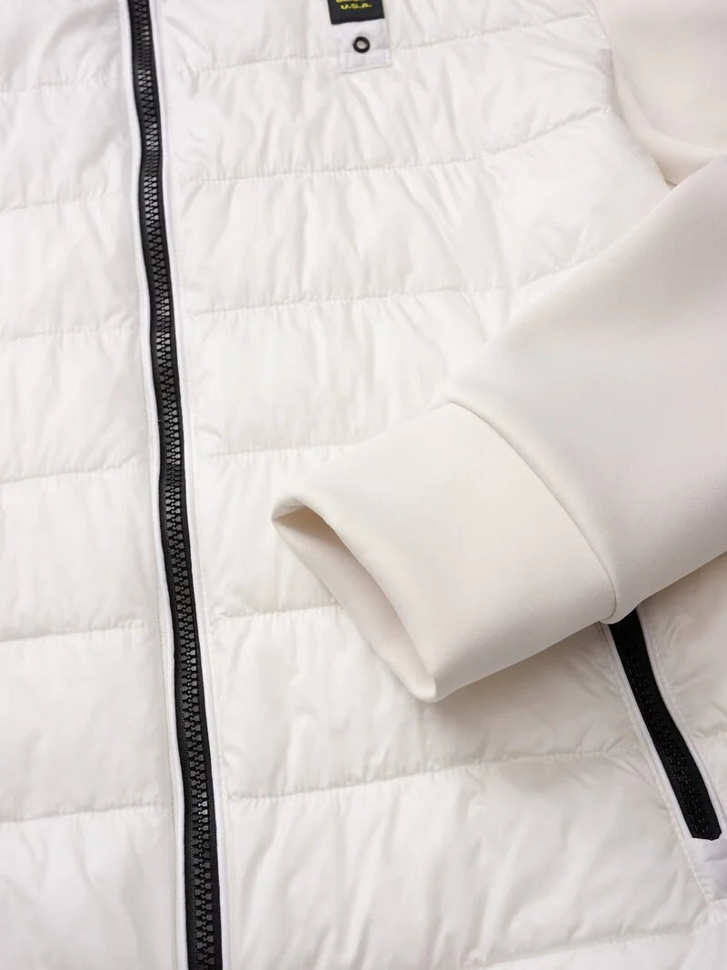 BLAUER GIACCA HEBRON CON MANICHE SCUBA 26SBLUC02207-007459 BIANCO
