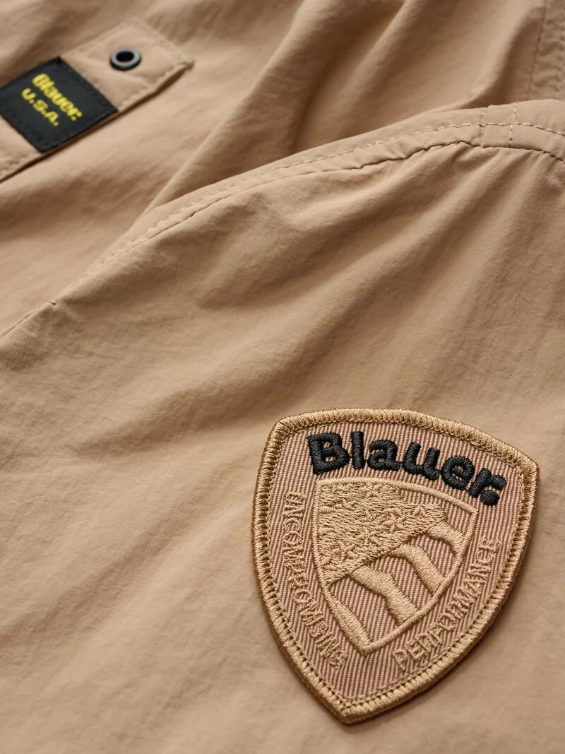 BLAUER BOMBER LEGGERO SFODERATO ALWIN 26SBLUC04201-007124 BEIGE