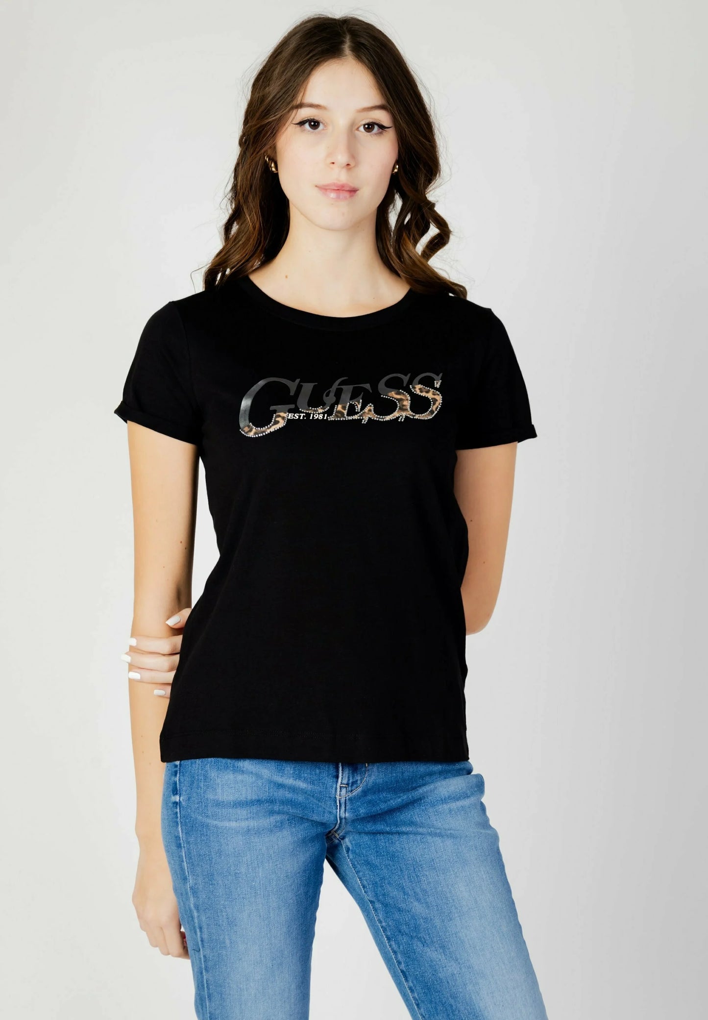 T-SHIRT GUESS DONNA CON STAMPA